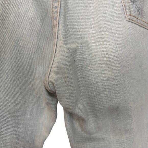 Just Cavalli Men's Light Wash Paint Splatter Straight Jeans 32"x32" Flawed-Read - Picture 5 of 11